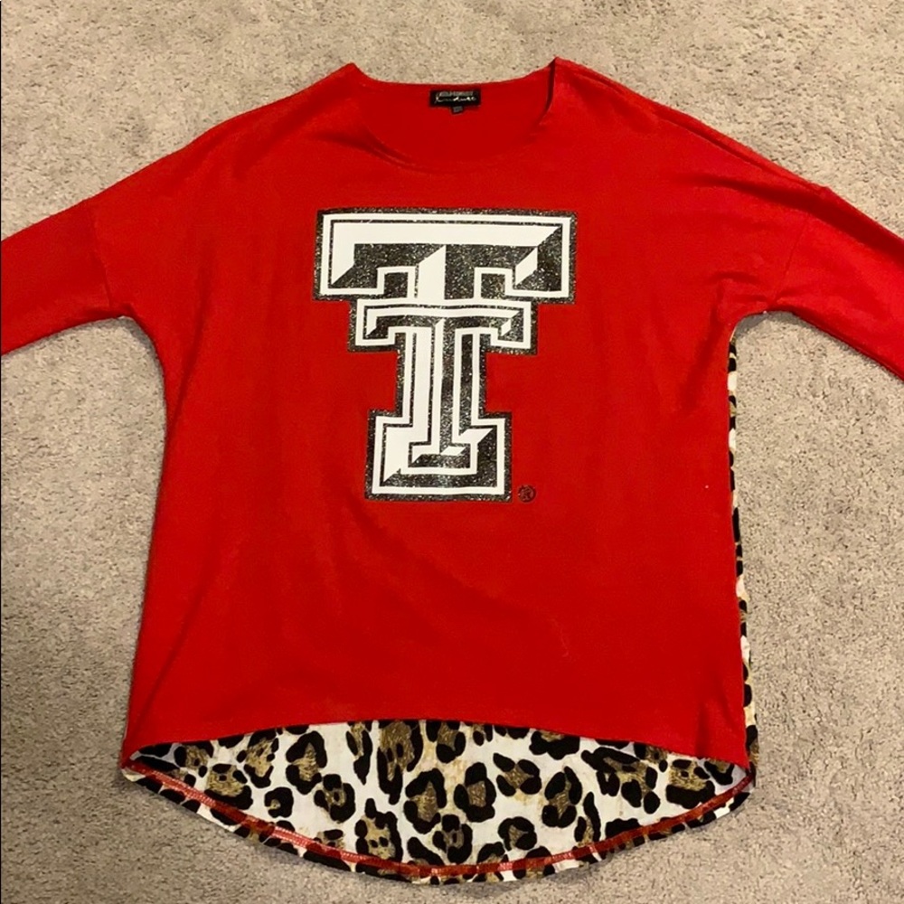 Game day Couture Texas Tech Jersey top